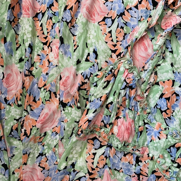 Zara Floral Printed Midi Dress XS - Picture 5 of 8